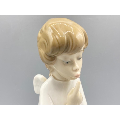 178 - Lladro figure 4635 Angel With Child in good condition - height 18cm