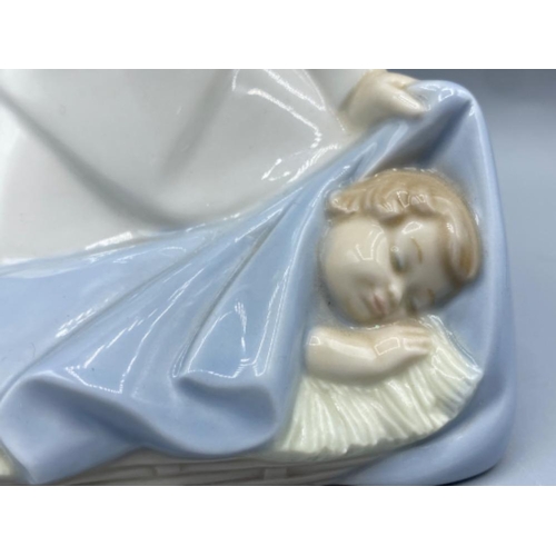 178 - Lladro figure 4635 Angel With Child in good condition - height 18cm