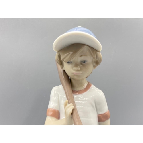 187 - Lladro figure 7610 Can I Play in good condition - height 22cm