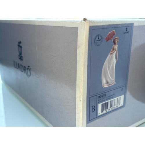 38 - Lladro signed 7636 ‘Afternoon promenade’ in good condition and original box