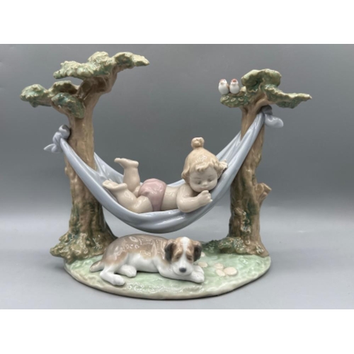 99 - Lladro figure 6853 Little Napmates, good condition, height 19.5cm, with original box