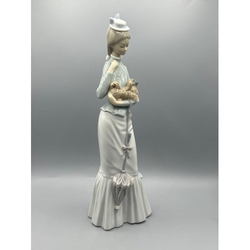 2 - Lladro 4893 ‘Walk with the Dog’ in good condition and original box