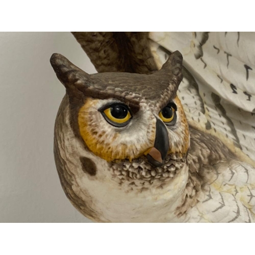 187 - Franklin Mint “The Great Horned owl” by George Mcmowigle