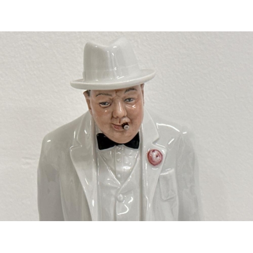 203 - Royal Doulton figure HN 3057 Winston Churchill, height 26.5cm