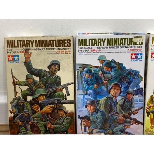 238 - 6x boxes of military minitures to include Dragon and Tamiya