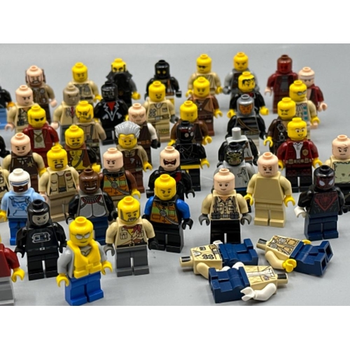 257 - Large quantity of miscellaneous Lego figures (68 in total) - mixed collections