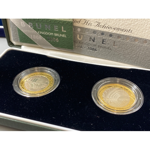 167 - Ku silver proof coins comprising of Crown coins and 11 coins in total