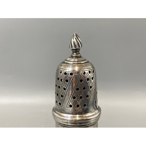 111 - Nicely designed large silver shaker hallmarked Birmingham 1975, weight 121.97 grams