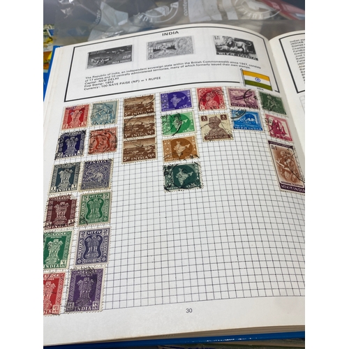 129 - Large amount of around the world stamps plus albums