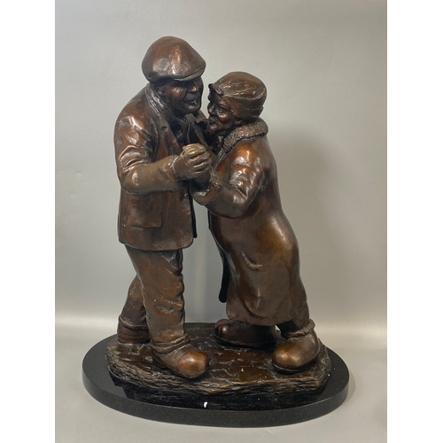 102 - Alexander Millar limited edition of 195 bronze sculpture ‘Moonlight Shana igans’ signed in good cond... 