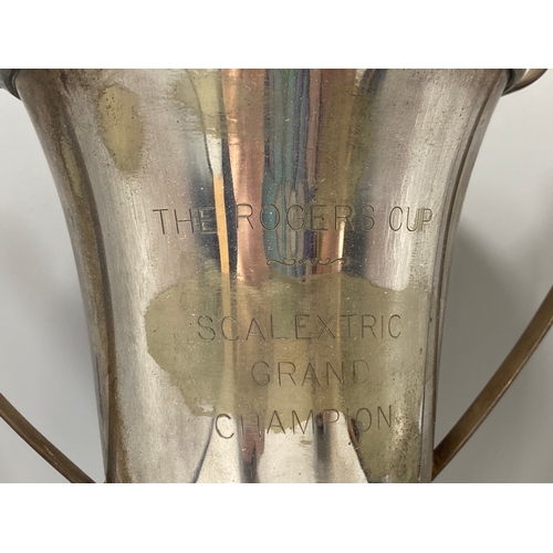 107 - Large E.P.N.S engraved trophy