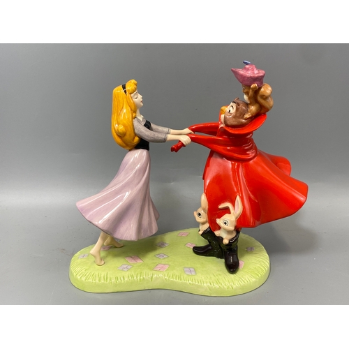 108 - Royal Doulton limited edition 93/1500 Disney showcase collection, Sleeping Beauty woodland waltz in ... 