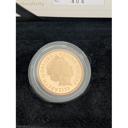 112 - Royal Mint 2011 UK Gold proof sovereign premium three-coin collection in box with certificate