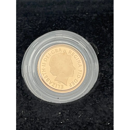 112 - Royal Mint 2011 UK Gold proof sovereign premium three-coin collection in box with certificate