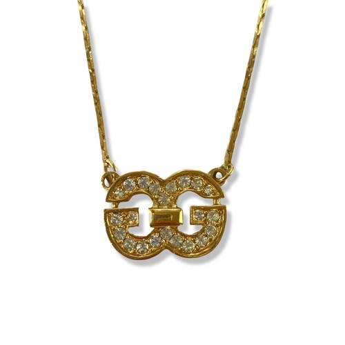 4 - Givenchy Gold Tone 'G' Necklace weighing 7.37 grams measuring 38cm in length