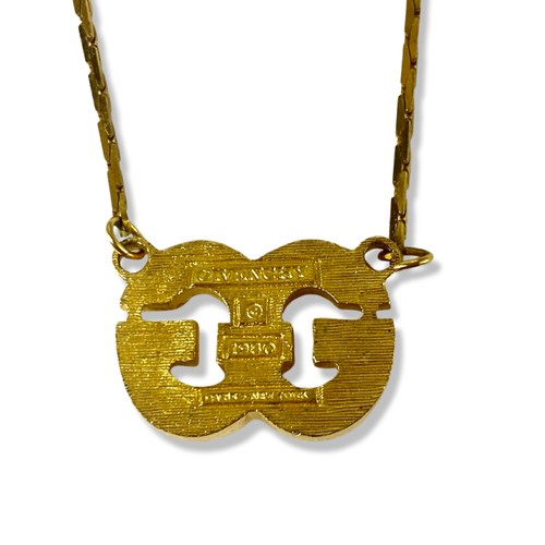 4 - Givenchy Gold Tone 'G' Necklace weighing 7.37 grams measuring 38cm in length