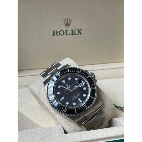 105 - Rolex 2021 Sea-Dweller 50th Anniversary 12660 Stainless Steel Wristwatch Black Dial accompanied by b... 