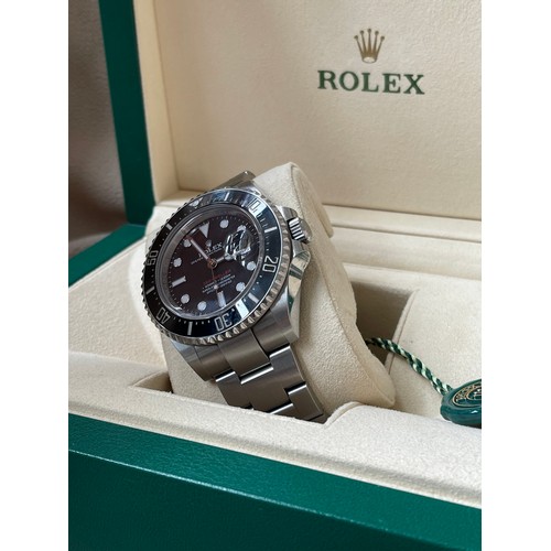 105 - Rolex 2021 Sea-Dweller 50th Anniversary 12660 Stainless Steel Wristwatch Black Dial accompanied by b... 