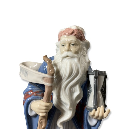 12 - Lladro 6696 Father time in Good condition with original box