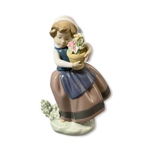 29 - Lladro 5223 Spring is here with slight petal damage