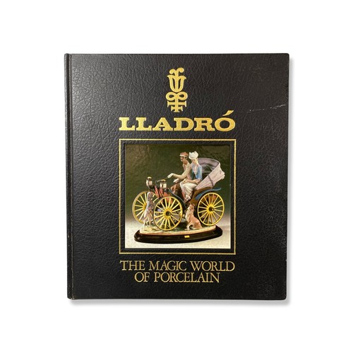 252 - Lladro The Magic World Of Porcelain book, Privilege collection Unicorn plate, The Great Voyage plate... 