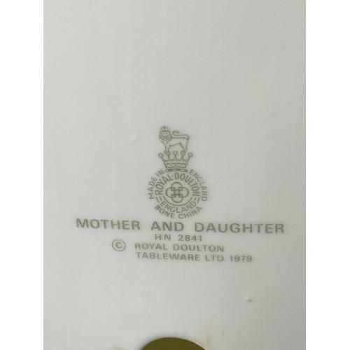 246 - Royal Doulton HN2841 Mother & Daughter, with slight crack in mothers arm