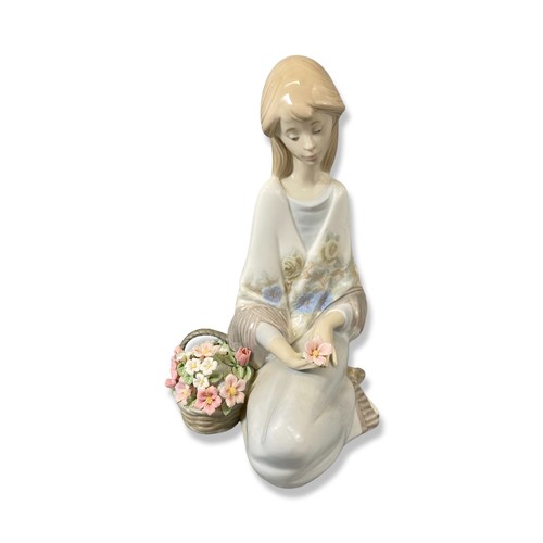 101 - Lladro 7607 Flower Song has some very minor petal damage to one flower