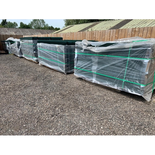 2 - 50 x Meters in 2.1h x 2.5w sections of New V BEAM Heavy Duty Security Fencing C/W 60X60 Posts/Fixing... 