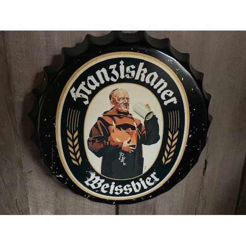 146 - 1 X TIN GERMAN BEER SIGN