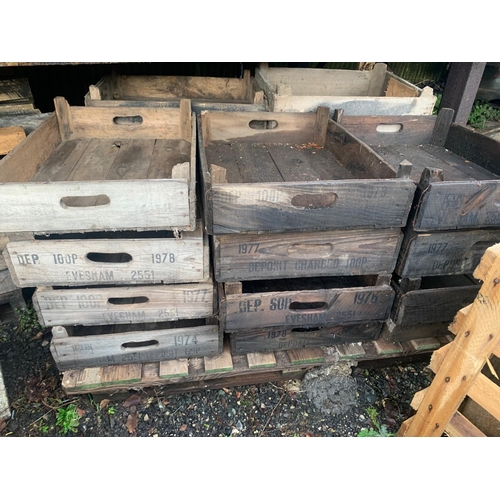 38 - 20 X OLD ENGLISH APPLE BOXES