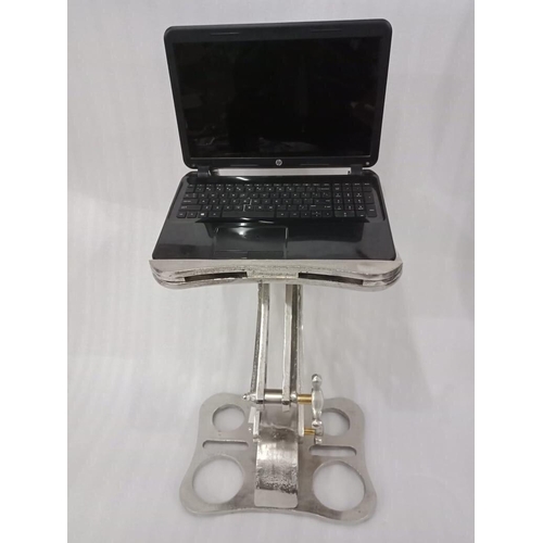 8 - SOLID NICKEL HEAVY LAPTOP STAND