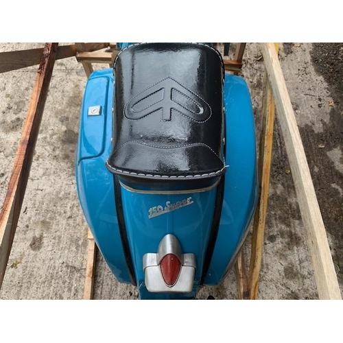 1 - 1970s VESPA green 150CC, STARTS/RUNS DRIVES, NEEDS RE-REGISTERING & MOT, SOLD AS SEEN, BUYER RESPONS... 