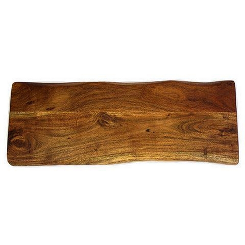 123 - BRAND NEW PACKAGED LIVE EDGE CUTTING BOARD/SERVING TRAY