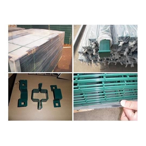 3 - 50 x Meters in 2.1h x 2.5w sections of New V BEAM Heavy Duty Security Fencing C/W 60X60 Posts/Fixing... 