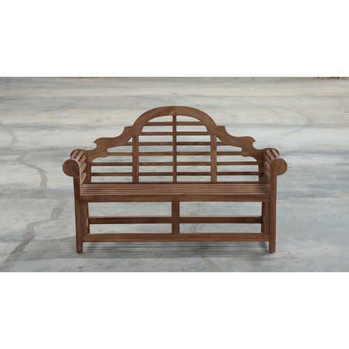 114 - BRAND NEW PACKAGED SOLID TEAK MARLBOROUGH GARDEN BENCH