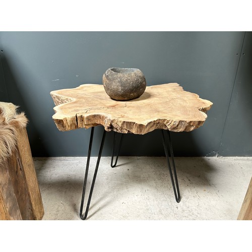 198 - HEAVY ORIGINAL CARVED 15CM STONE BOWL (PLEASE NOTE EACH IS INDIVIDUALLY MADE THEREFORE EVERY ONE IS ... 