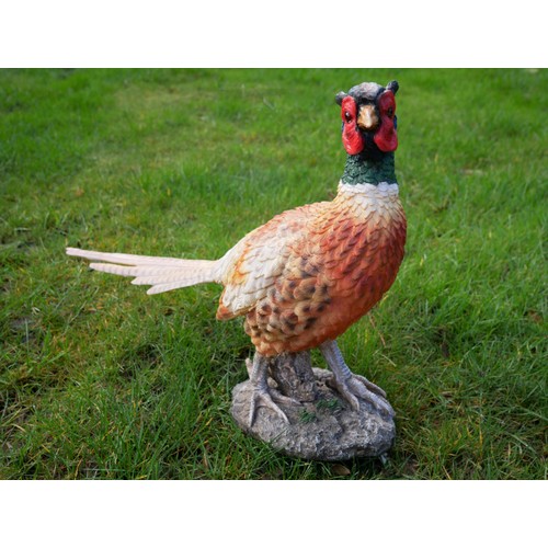 187 - BOXED NEW LARGE RESIN PHEASANT