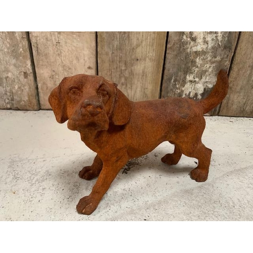 139 - CAST IRON RUSTY DOG