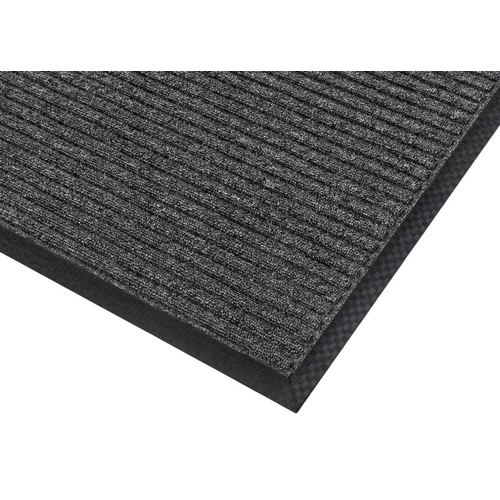 173 - 2 X NEW 1.2M X 1.5M HEAVY DUTY INDUSTRIAL RIBBED ENTRANCE MAT IN GREY