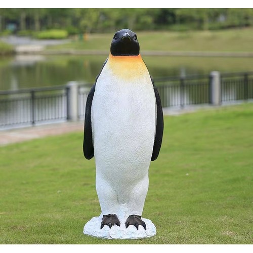 4 - NEW LARGE STANDING PENGUIN STATUE APPROX 71CM TALL