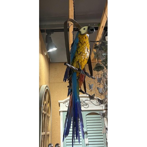 12 - NEW DECORATIVE LARGE 90CM HANGING PARROT