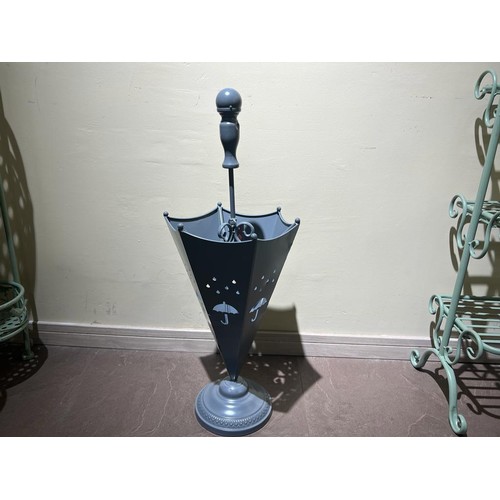 26 - NEW UNIQUE GREY UMBRELLA STAND