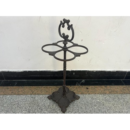 44 - CAST IRON UMBRELLA STAND