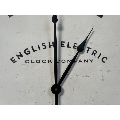 129 - NEW BOXED ENGLIGH ELECTRIC CLOCK COMPANY WALL CLOCK