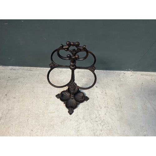 46 - CAST IRON UMBRELLA STAND