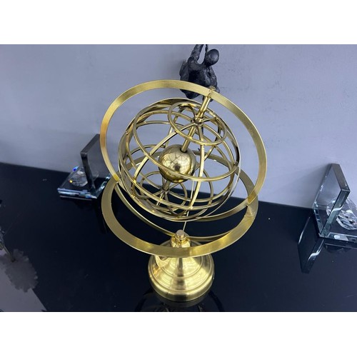 114 - NEW BOXED UNIQUE ARMILLARY GLOBE ORNAMENT