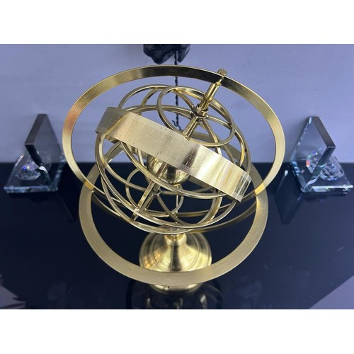 115 - NEW BOXED UNIQUE ARMILLARY GLOBE ORNAMENT