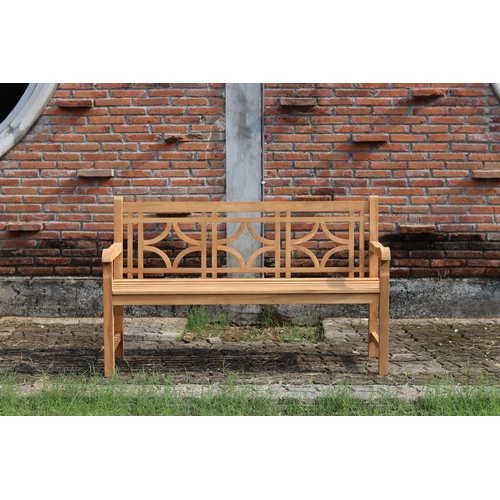 15 - NEW BOXED SOLID TEAK DENVER QUALITY GARDEN BENCH