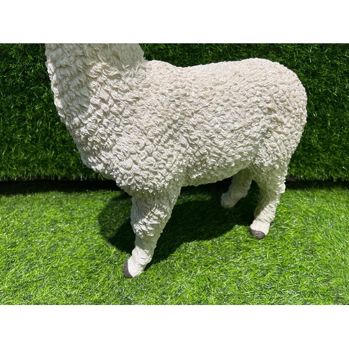 79 - NEW BOXED SMALL ALPACA STATUE APPROX 55CM TALL