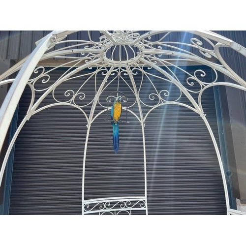 83 - NEW DECORATIVE LARGE 90CM HANGING PARROT - BLUE